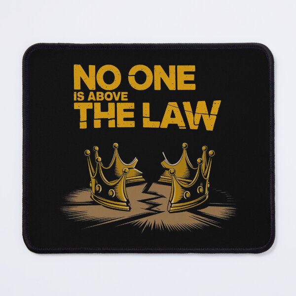 Item preview, No One Is Above The Law Funny Broken Crown Political Humor designed and sold by maseno.