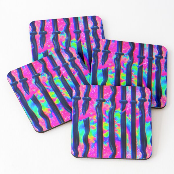 Item preview, Psychedelic Neon Liquid Stripes designed and sold by bubblegoth.