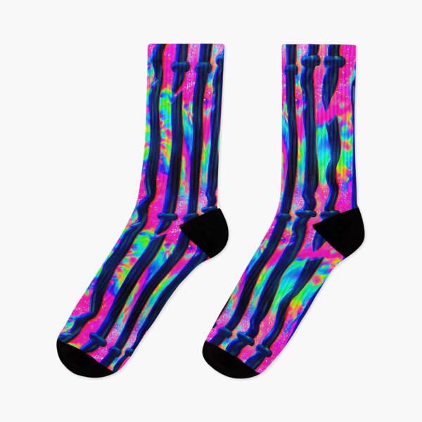 Item preview, Psychedelic Neon Liquid Stripes designed and sold by bubblegoth.