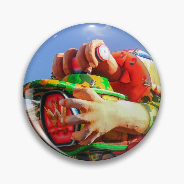 Item preview, Colorful Carnival Parade Float With Giant Hands and Helmet Entertaining Crowds at Outdoor Festival designed and sold by Nmallia.