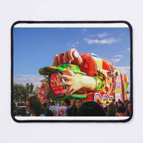 Item preview, Colorful Carnival Parade Float With Giant Hands and Helmet Entertaining Crowds at Outdoor Festival designed and sold by Nmallia.