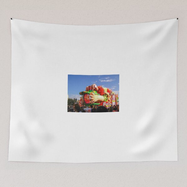 Item preview, Colorful Carnival Parade Float With Giant Hands and Helmet Entertaining Crowds at Outdoor Festival designed and sold by Nmallia.