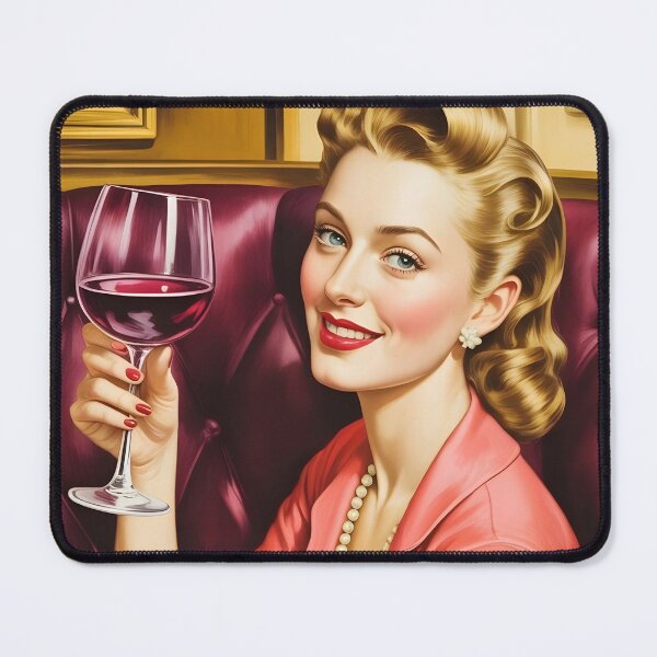 Item preview, I'd Like to Help You Out — Which Way Did You Come In | Retro 1940s Pin-Up Bar Art Print, Witty Vintage Woman Wall Decor designed and sold by MooLaLa.Store.