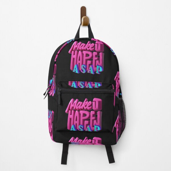Item preview, Make It Happen ASAP — Bold 3D Motivational Typography Art Hustle Quote Design Gift designed and sold by Winetastic-Art.