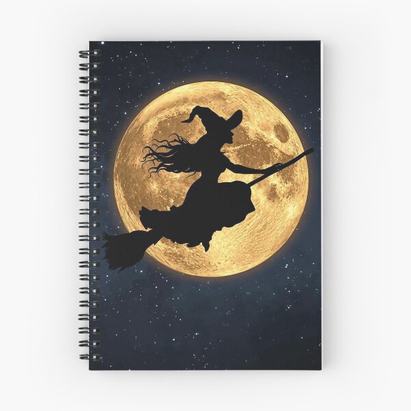 Item preview, Moon witch Flying Under the Full Moon designed and sold by BlondeBalance.