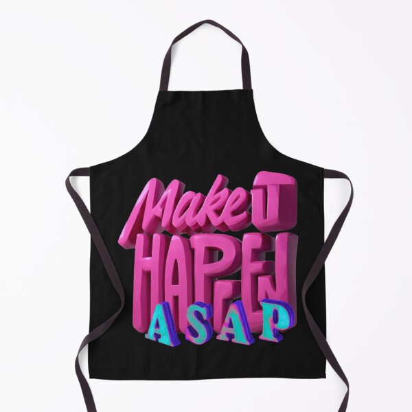 Item preview, Make It Happen ASAP — Bold 3D Motivational Typography Art Hustle Quote Design Gift designed and sold by Winetastic-Art.