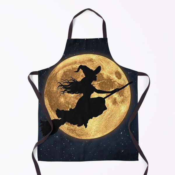 Item preview, Moon witch Flying Under the Full Moon designed and sold by BlondeBalance.