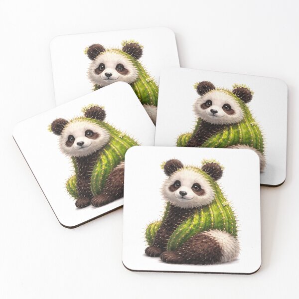 Item preview, Cute Panda With Green Scarf – Adorable Kawaii Panda Illustration designed and sold by RØNI AI.