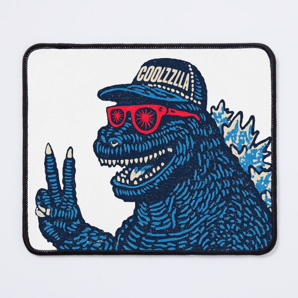 Item preview, Cool retro kaiju - Godzilla with sunglasses & peace sign designed and sold by Visual Studio.
