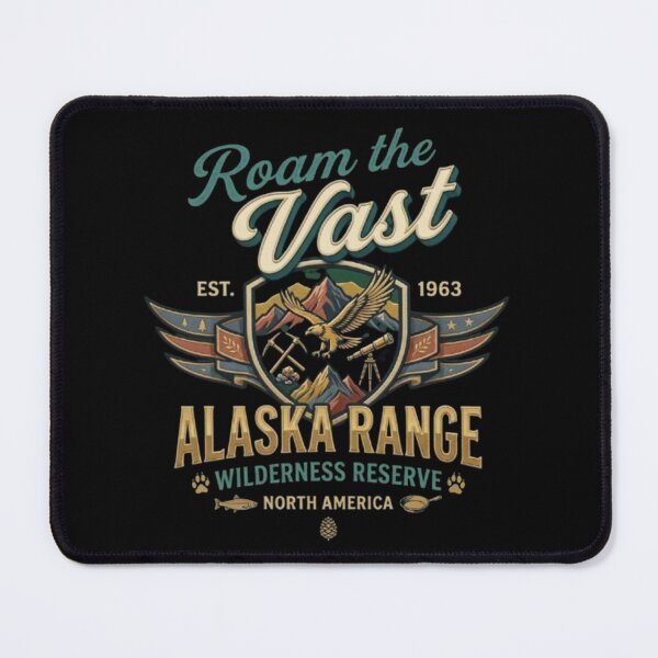 Item preview, Roam the Vast – Alaska Range Wilderness Reserve designed and sold by Dogandesighn.