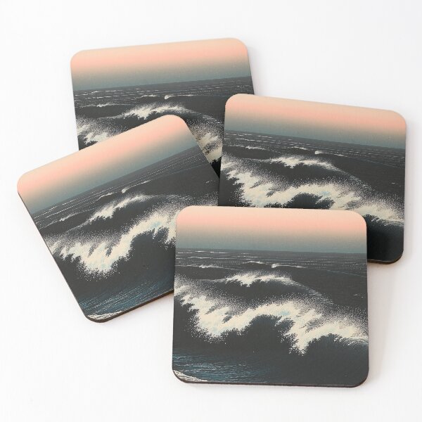 Item preview, Deep Ocean Waves at Sunset - Vintage Japanese Ukiyo-e Art designed and sold by Visual Studio.