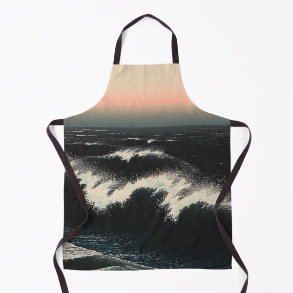 Item preview, Deep Ocean Waves at Sunset - Vintage Japanese Ukiyo-e Art designed and sold by Visual Studio.