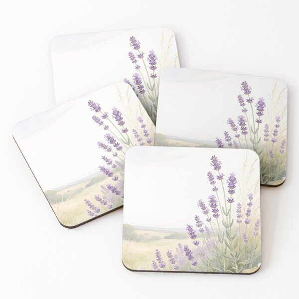 Item preview, Lavender Flowers Watercolor | Botanical Garden Lavender Floral Art designed and sold by Debbie Schulte.