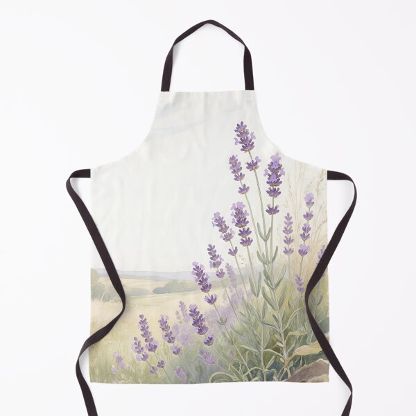 Item preview, Lavender Flowers Watercolor | Botanical Garden Lavender Floral Art designed and sold by Debbie Schulte.