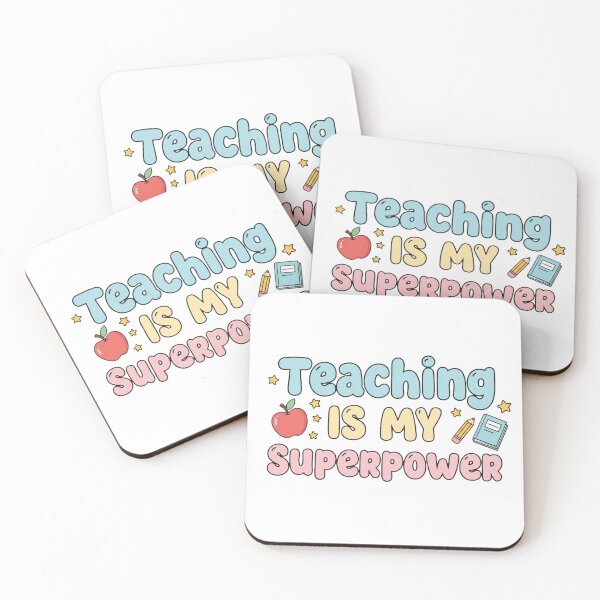 Item preview, Teaching Is My Superpower Cute Teacher Design designed and sold by MIArt Studio.