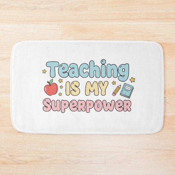 Item preview, Teaching Is My Superpower Cute Teacher Design designed and sold by MIArt Studio.