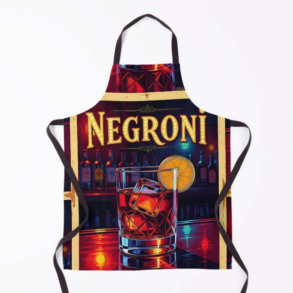 Item preview, Negroni — Retro Cocktail Bar Art Print | Mid-Century Modern Drinks Poster, Vintage Home Bar Wall Decor designed and sold by MooLaLa.Store.