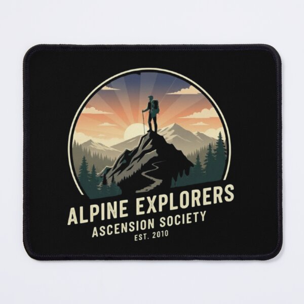 Item preview, Alpine Explorers – Ascension Society Mountain Badge designed and sold by Dogandesighn.