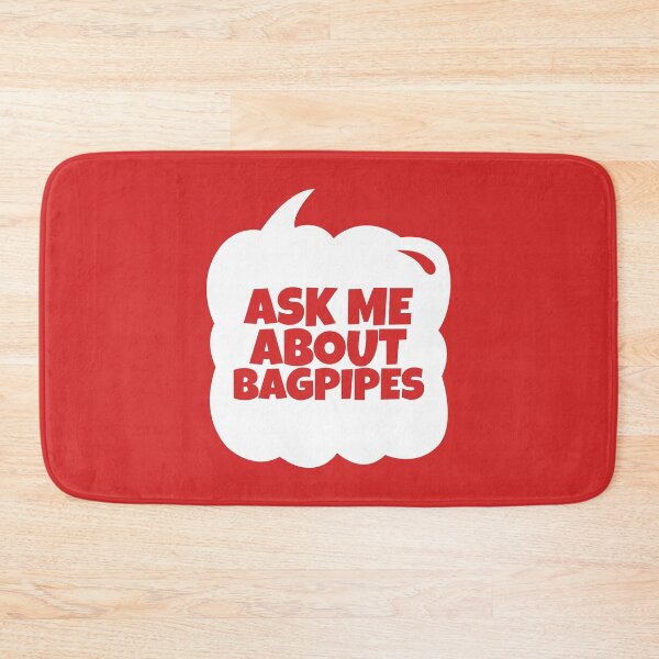 Item preview, Ask Me About Bagpipes designed and sold by MaryAller.