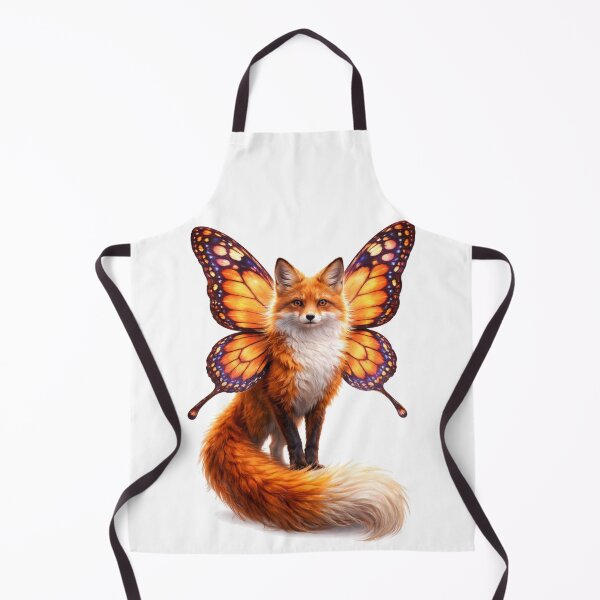Item preview, Fantasy Butterfly Fox – Magical Cute Fox With Butterfly Wings designed and sold by RØNI AI.
