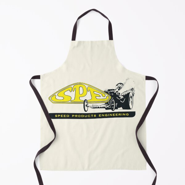 Item preview, Vintage SPE Speed Products engineering - yellow print designed and sold by retropetrol.