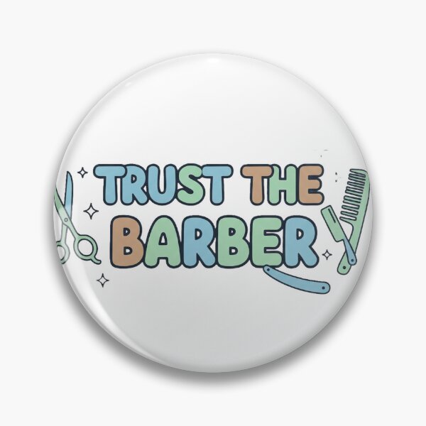 Item preview, Trust The Barber Cute Barber Shop Design designed and sold by MIArt Studio.