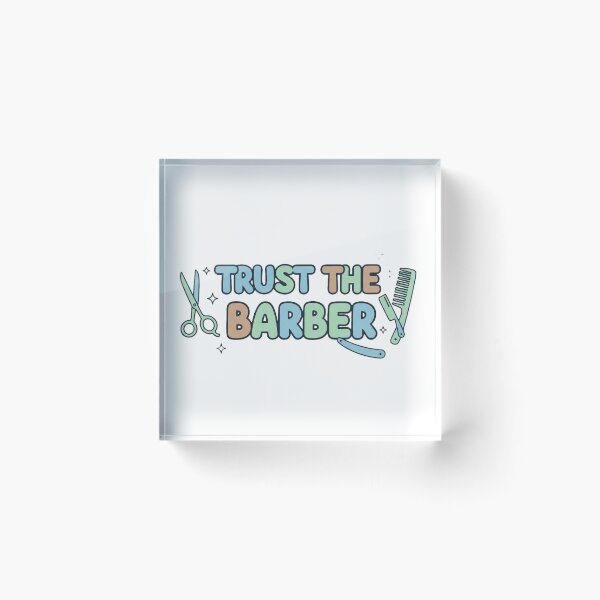 Item preview, Trust The Barber Cute Barber Shop Design designed and sold by MIArt Studio.