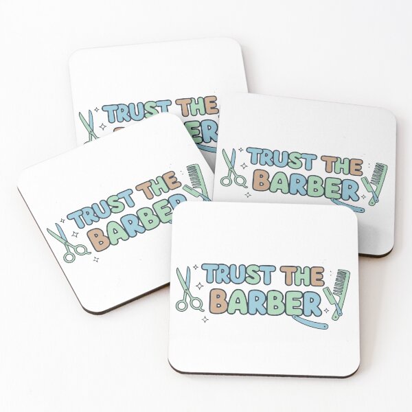 Item preview, Trust The Barber Cute Barber Shop Design designed and sold by MIArt Studio.
