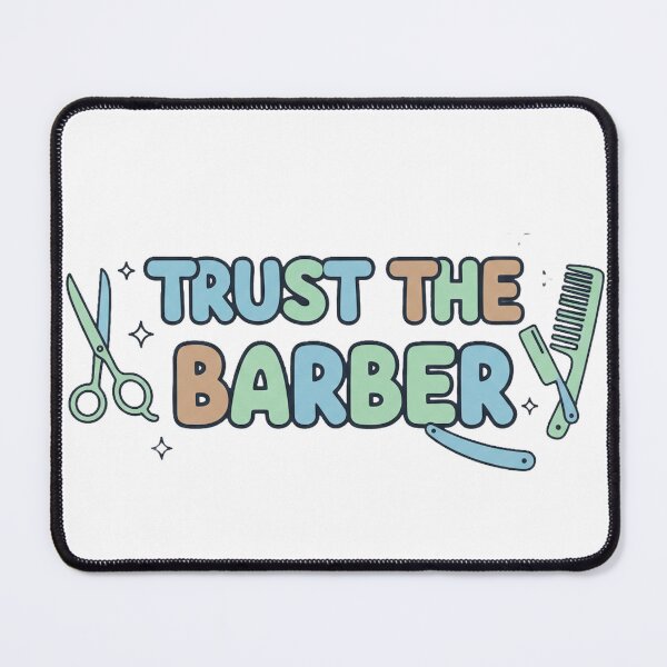 Item preview, Trust The Barber Cute Barber Shop Design designed and sold by MIArt Studio.