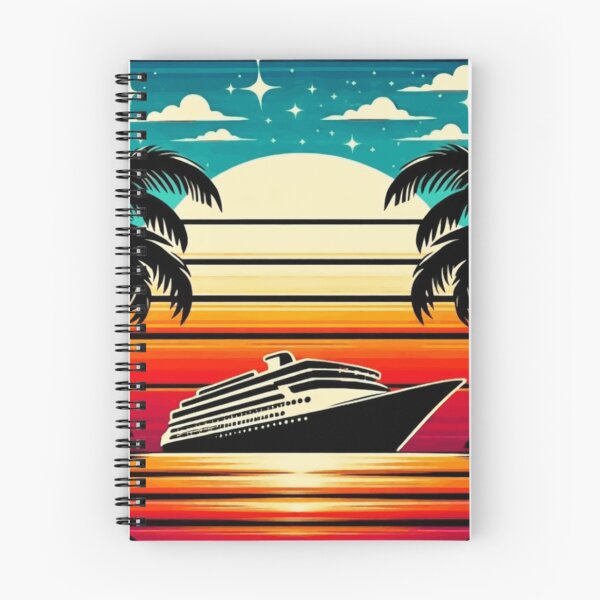 Aperçu de l'œuvre Croisière rétro dans les Caraïbes créée et vendue par Tw1nsAIArt.