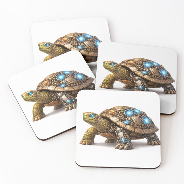 Item preview, Colorful Fantasy Turtle – Cute Artistic Turtle Illustration designed and sold by RØNI AI.