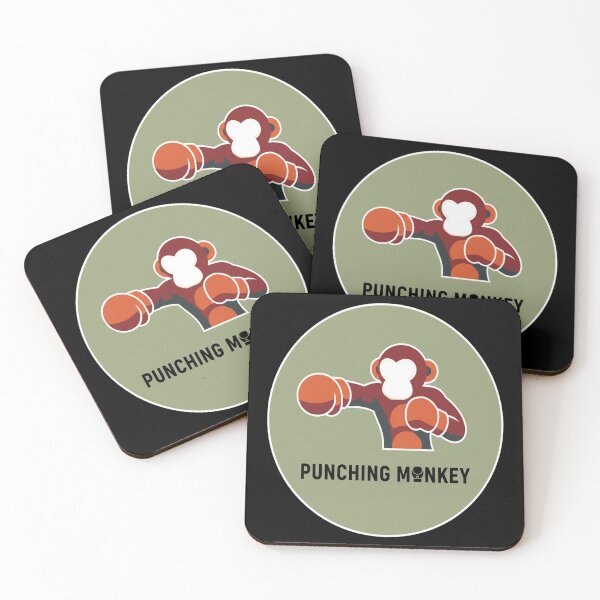 Item preview, Punch monkey t-shirt and stickers designed and sold by Khalid lq.