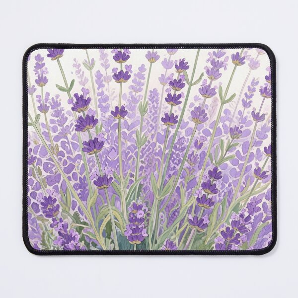 Item preview, Lavender Flowers Watercolor | Botanical Garden Lavender Floral Art designed and sold by Debbie Schulte.