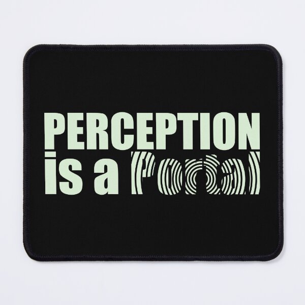 Item preview, Perception Is a Portal – Surreal Consciousness Typography Shirt designed and sold by RafarteAntunes.