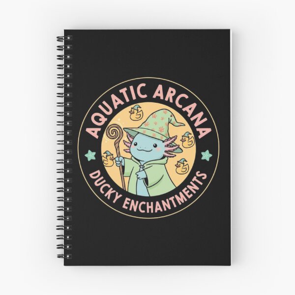 Item preview, Aquatic Arcana – Wizard Axolotl & Enchanted Ducks designed and sold by Dogandesighn.