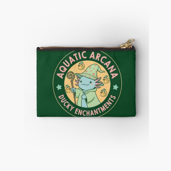 Item preview, Aquatic Arcana – Wizard Axolotl & Enchanted Ducks designed and sold by Dogandesighn.