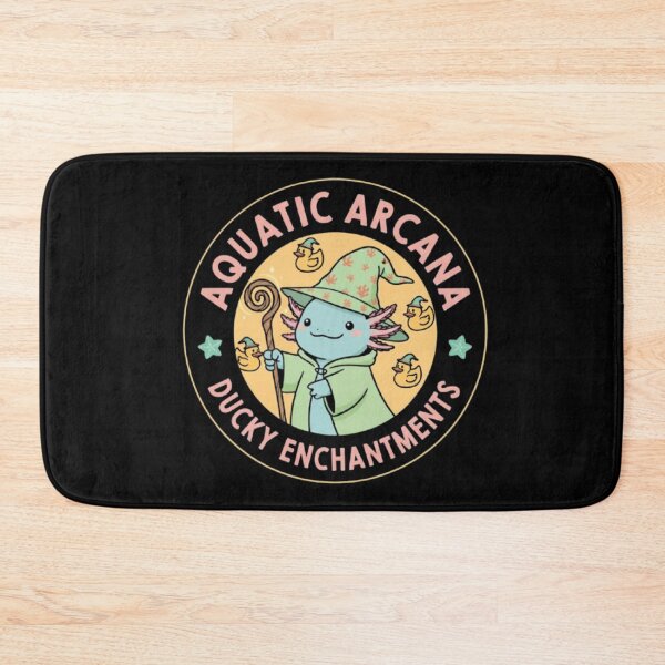 Item preview, Aquatic Arcana – Wizard Axolotl & Enchanted Ducks designed and sold by Dogandesighn.