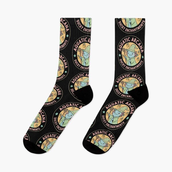 Item preview, Aquatic Arcana – Wizard Axolotl & Enchanted Ducks designed and sold by Dogandesighn.