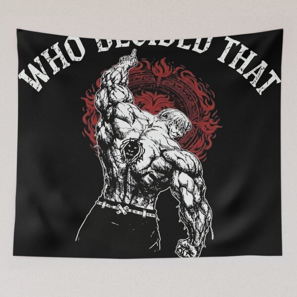 Item preview, Who Decided That - Anime Gym Motivation & Pride designed and sold by EverwearGraphics.
