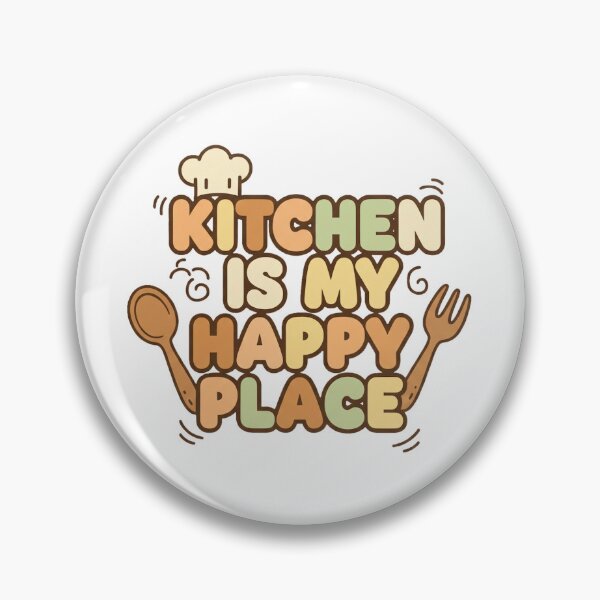 Item preview, Kitchen Is My Happy Place Cute Cooking Design designed and sold by MIArt Studio.