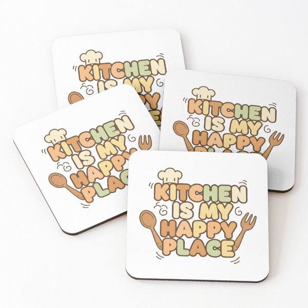Item preview, Kitchen Is My Happy Place Cute Cooking Design designed and sold by MIArt Studio.