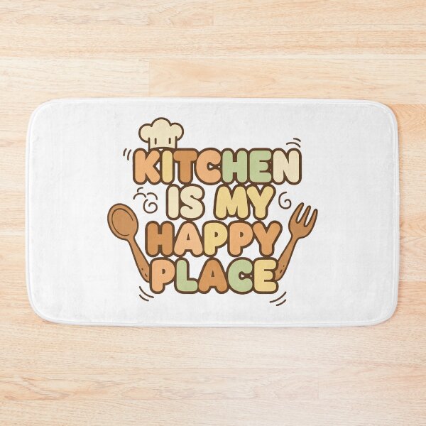 Item preview, Kitchen Is My Happy Place Cute Cooking Design designed and sold by MIArt Studio.