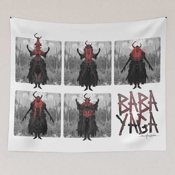 Item preview, Baba Yaga Coven – Slavic Folklore Dark Witch Series designed and sold by Alessandro Buffa Artist.