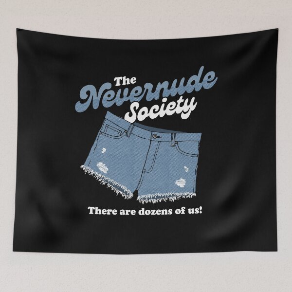 Item preview, The Nevernude Society designed and sold by ninthstreet.