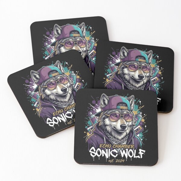 Item preview, Sonic Wolf – Echo Chamber Street Art Design designed and sold by Dogandesighn.