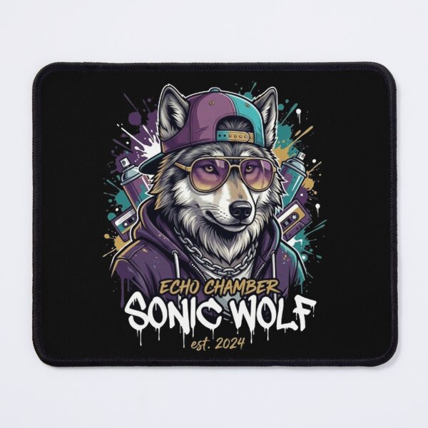 Item preview, Sonic Wolf – Echo Chamber Street Art Design designed and sold by Dogandesighn.