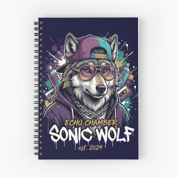 Item preview, Sonic Wolf – Echo Chamber Street Art Design designed and sold by Dogandesighn.