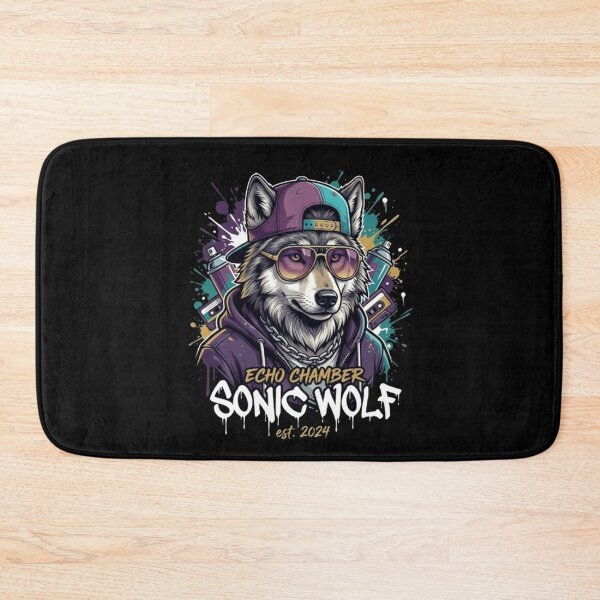 Item preview, Sonic Wolf – Echo Chamber Street Art Design designed and sold by Dogandesighn.
