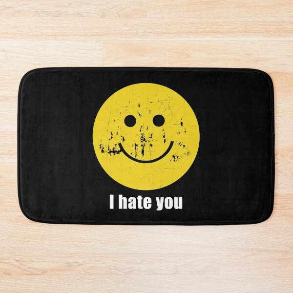 Item preview, I hate you - Smiley Face designed and sold by Thelittlelord.