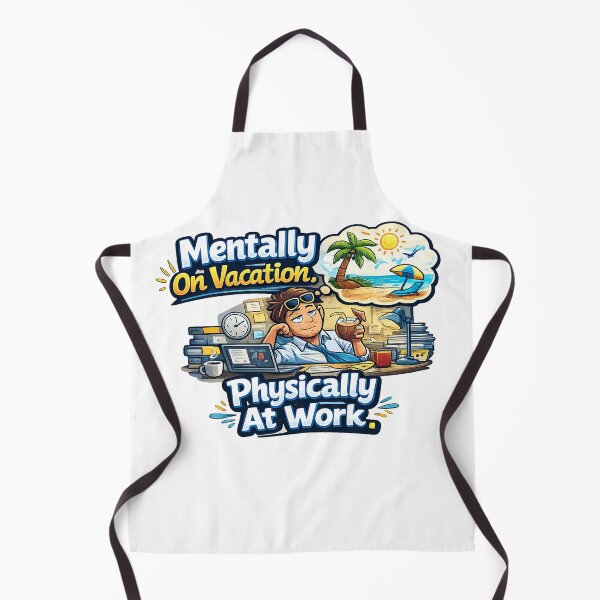Item preview, Mentally on vacation, physically at work. designed and sold by Designfs.